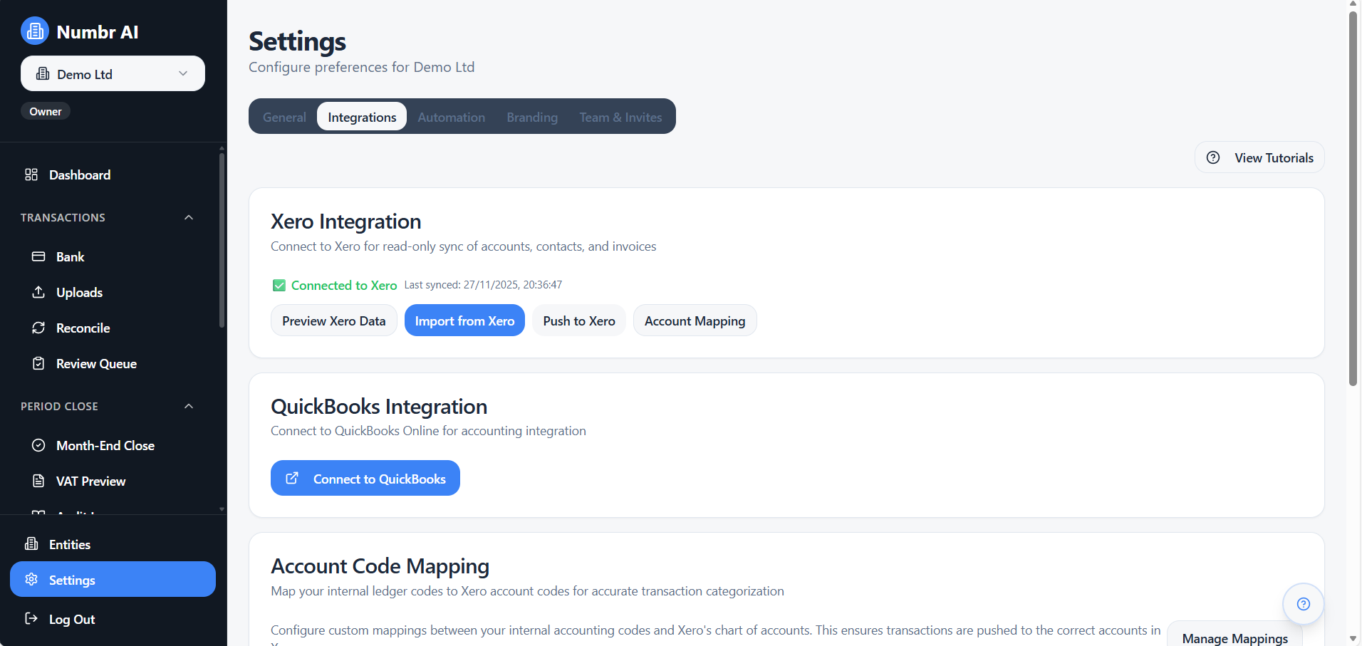 Numbr AI gallery image