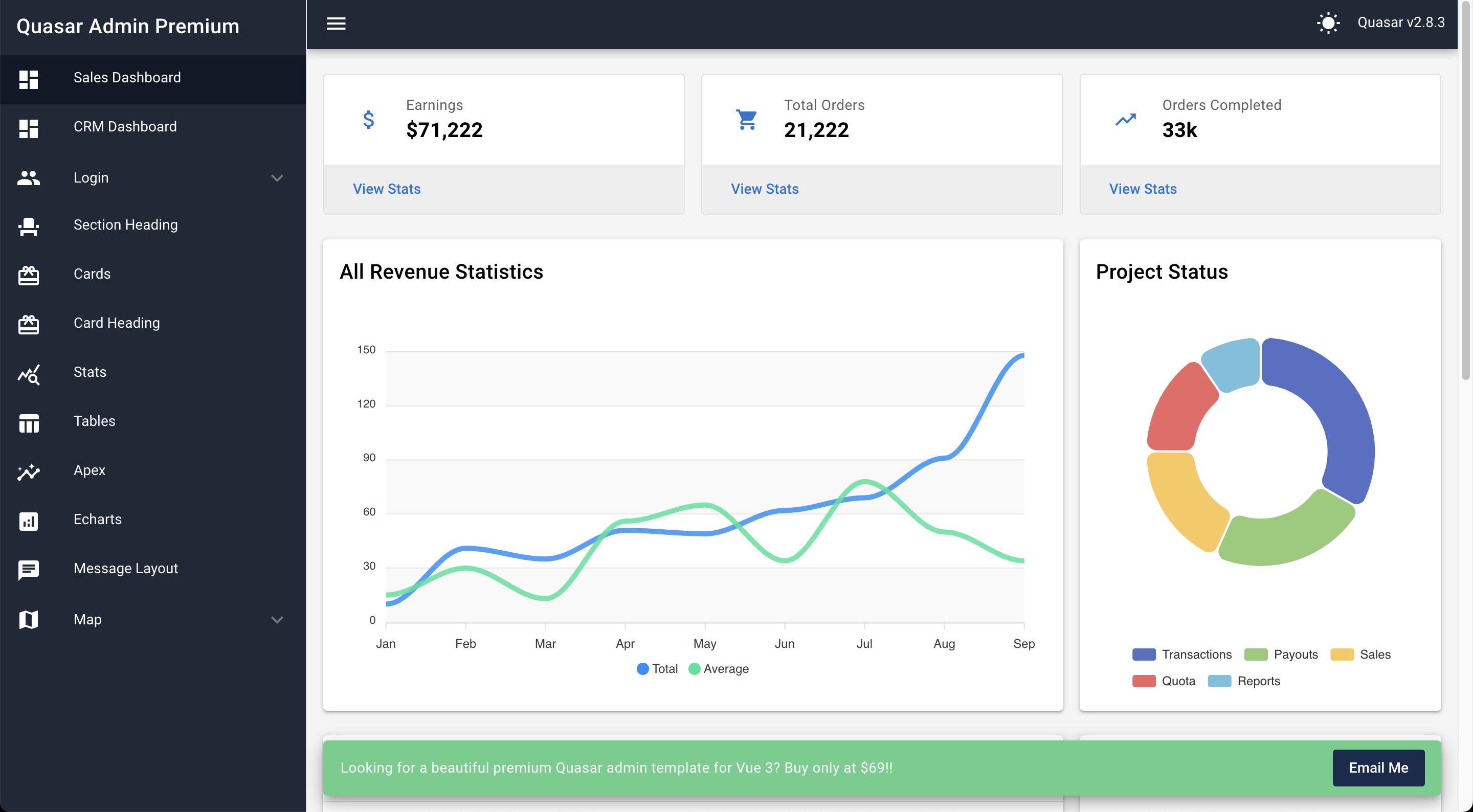 Media Premium Admin Quasar 2