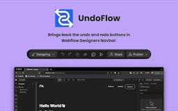 UndoFlow For WebFlow media 1