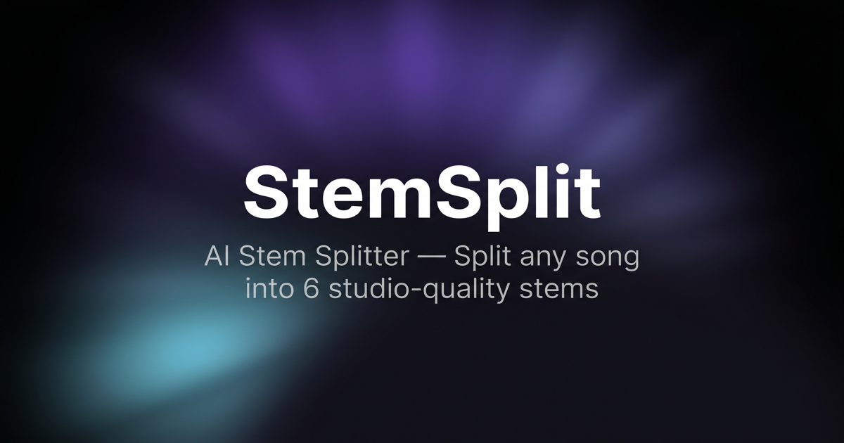 AI Stem Splitter gallery image