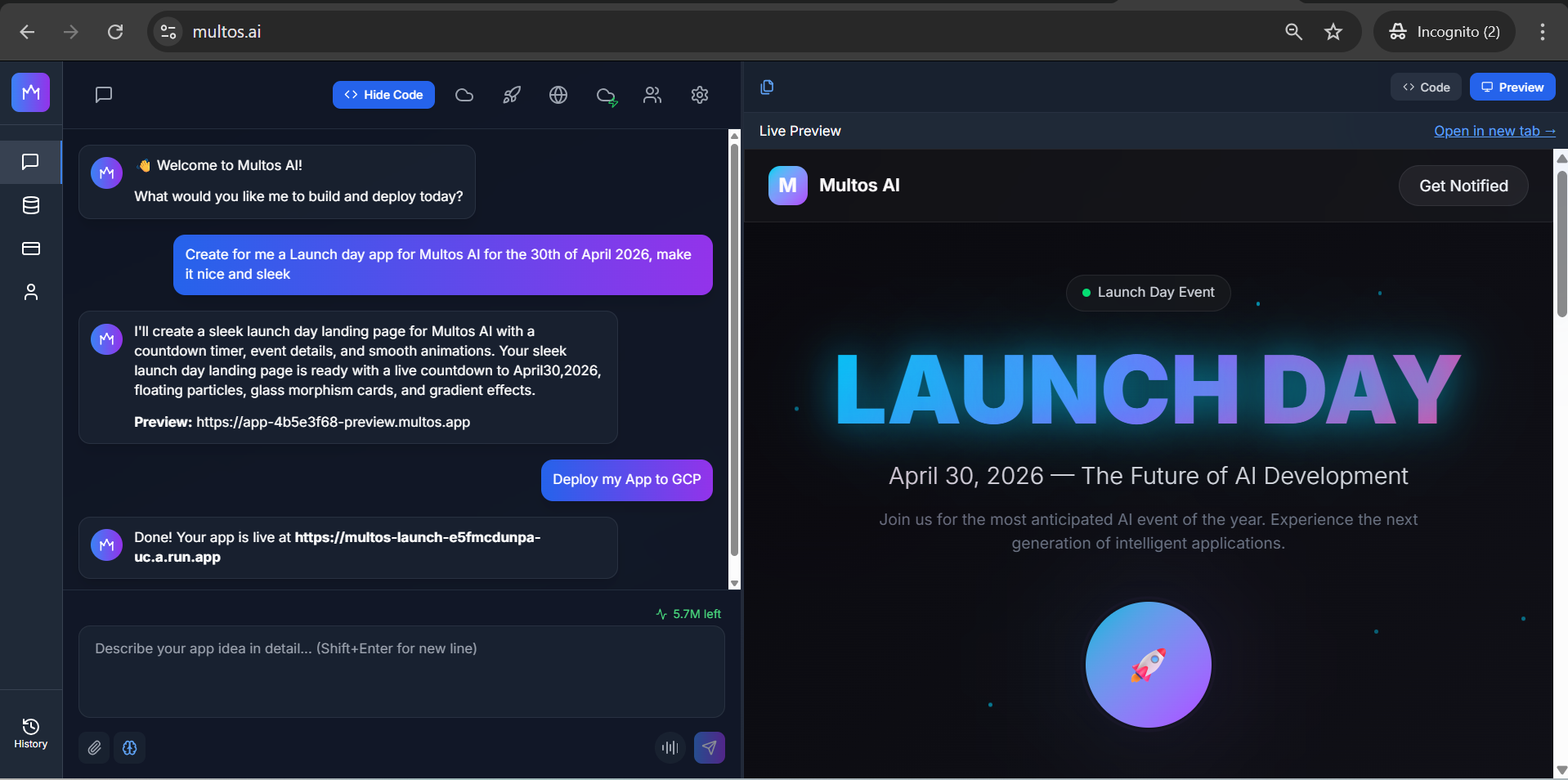 Multos AI gallery image