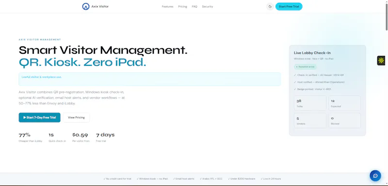 Axix Visitor Mgmt screenshot 2