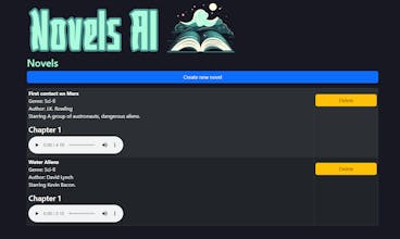 Novels AI gallery image
