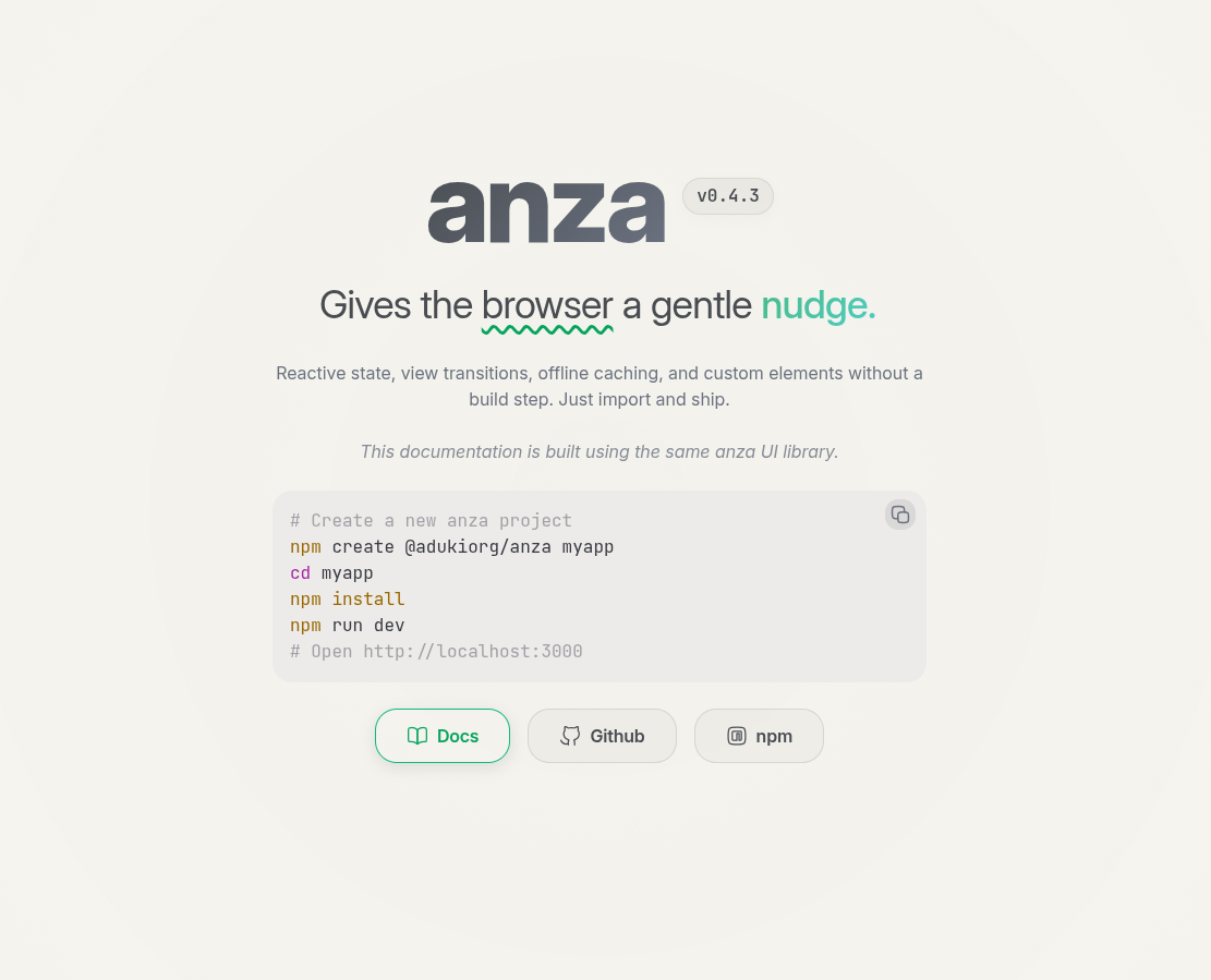 Anza gallery image