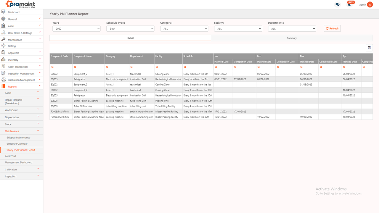 CMMS PROMAINT media 5