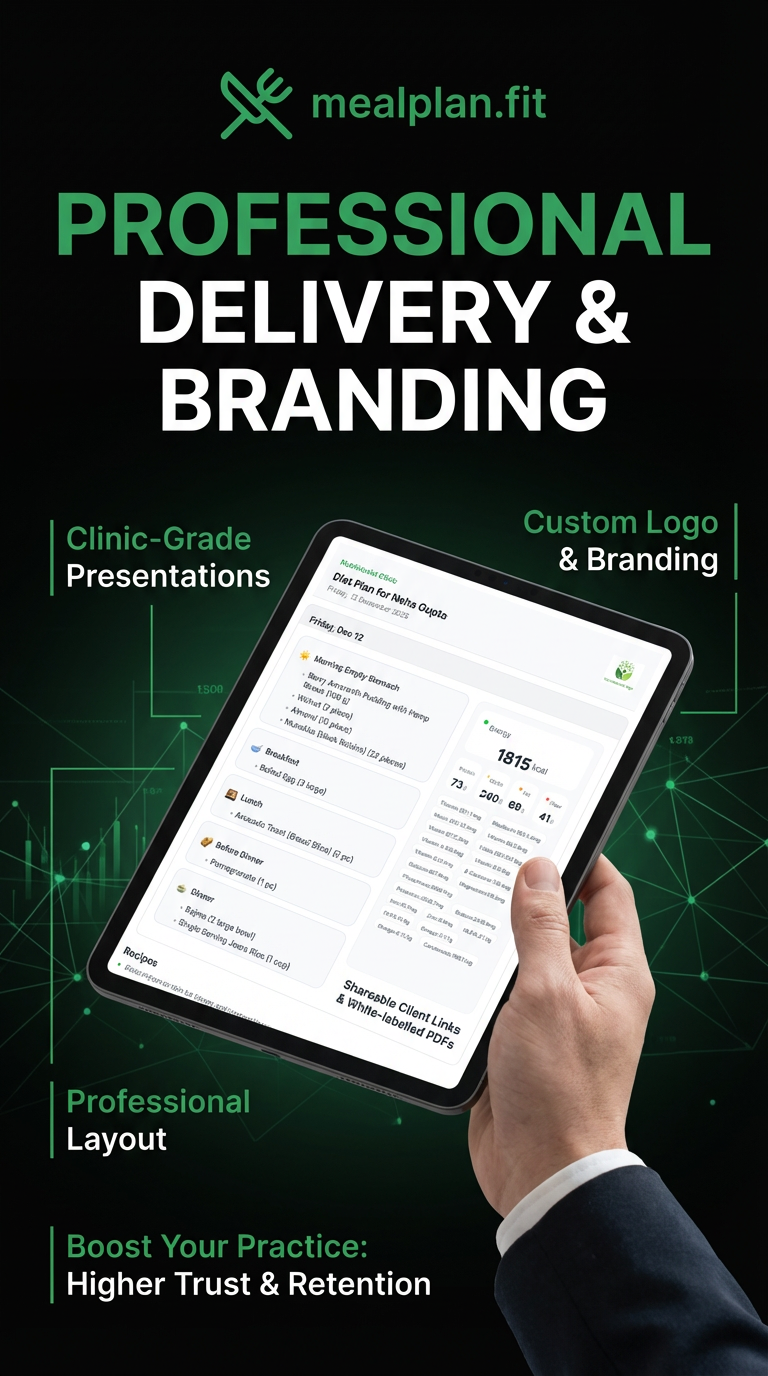 mealPlan.fit - Screenshot 3 showing product features and functionality