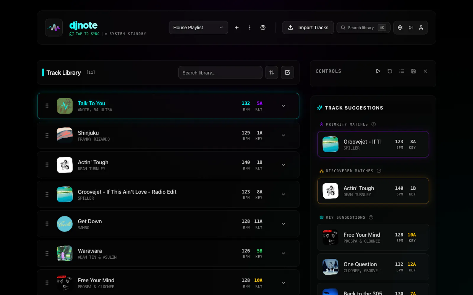 DJNote screenshot 1