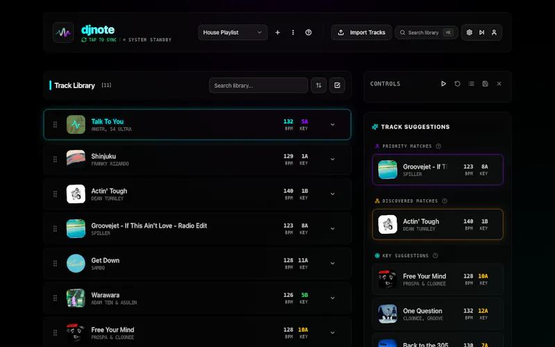 DJNote screenshot 1