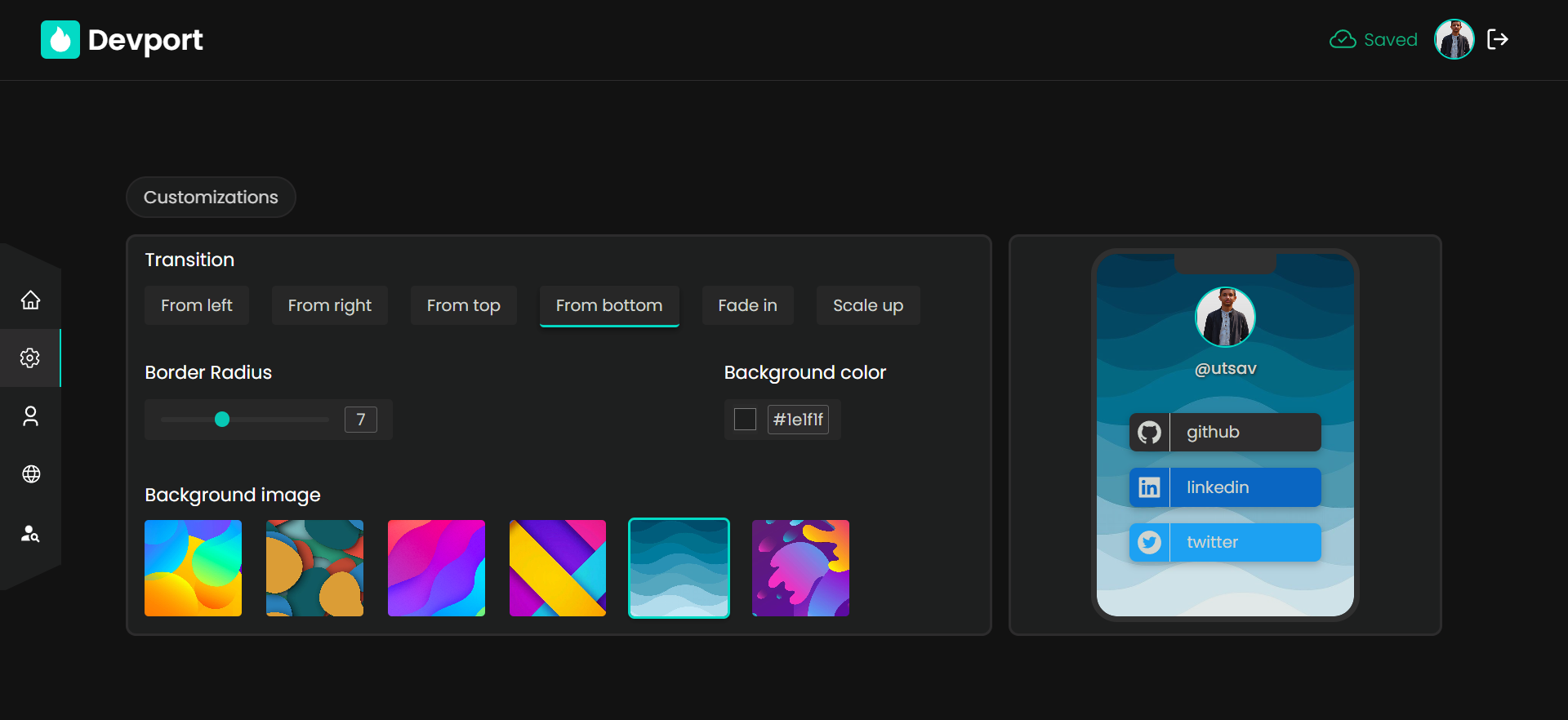 Media Devport - Pembuat portfolio yang menakjubkan 4