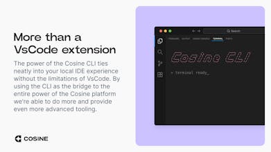 Cosine VS Code Extension gallery image