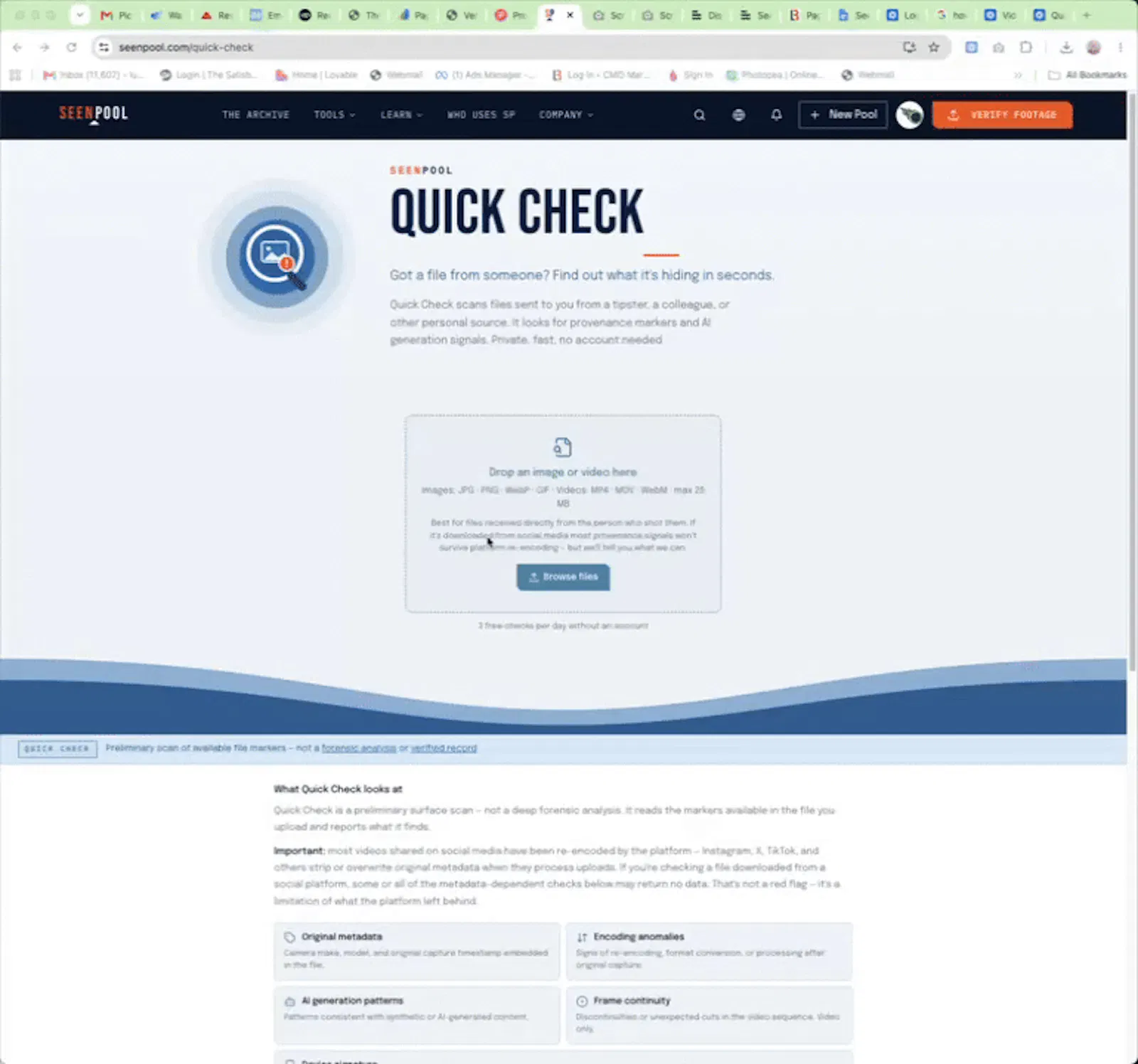 SeenPool screenshot 1 (video preview)