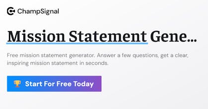 Mission Statement Generator gallery image