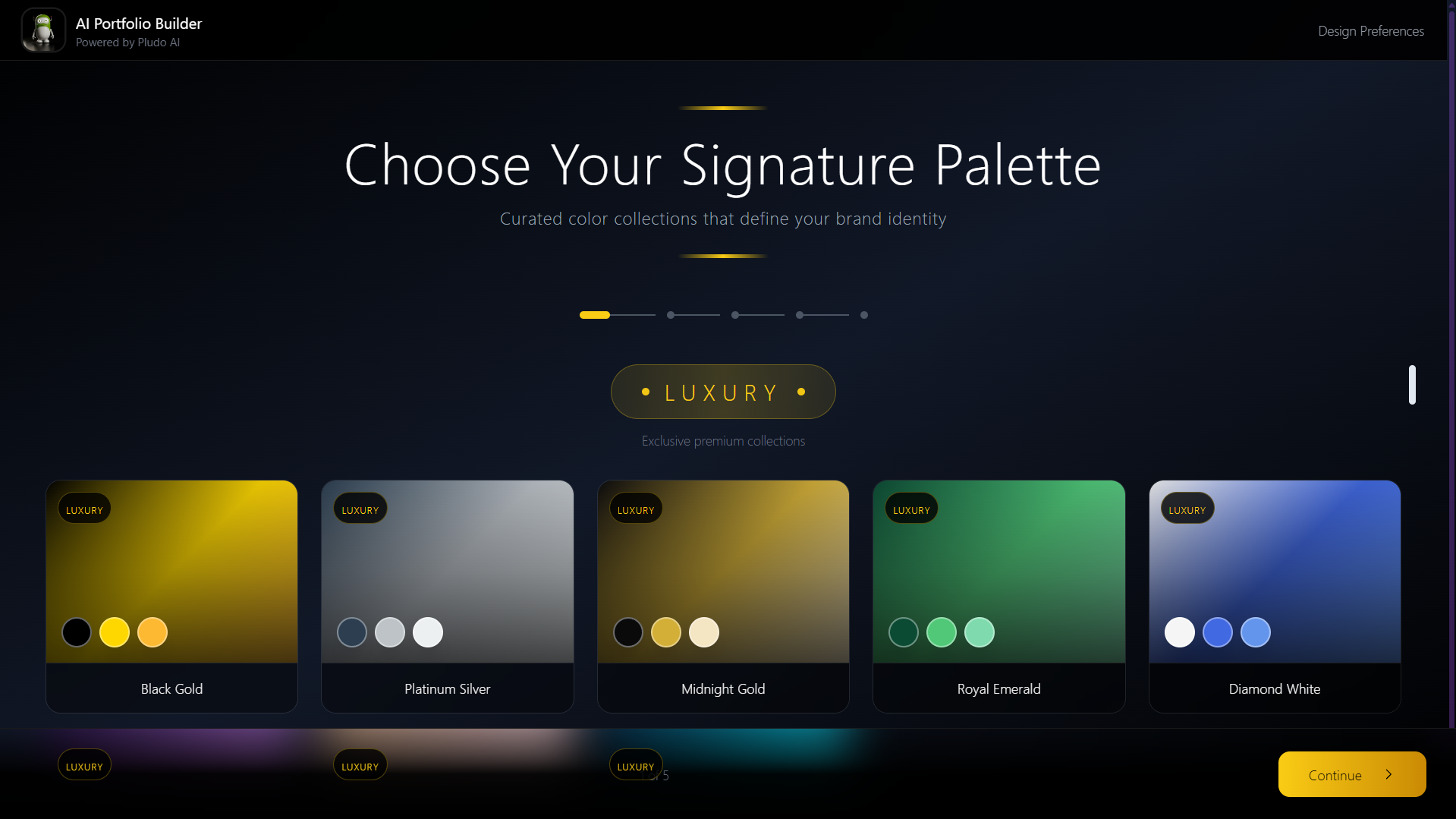 Pludo Coder: Build Portfolios with AI - Screenshot 3 preview