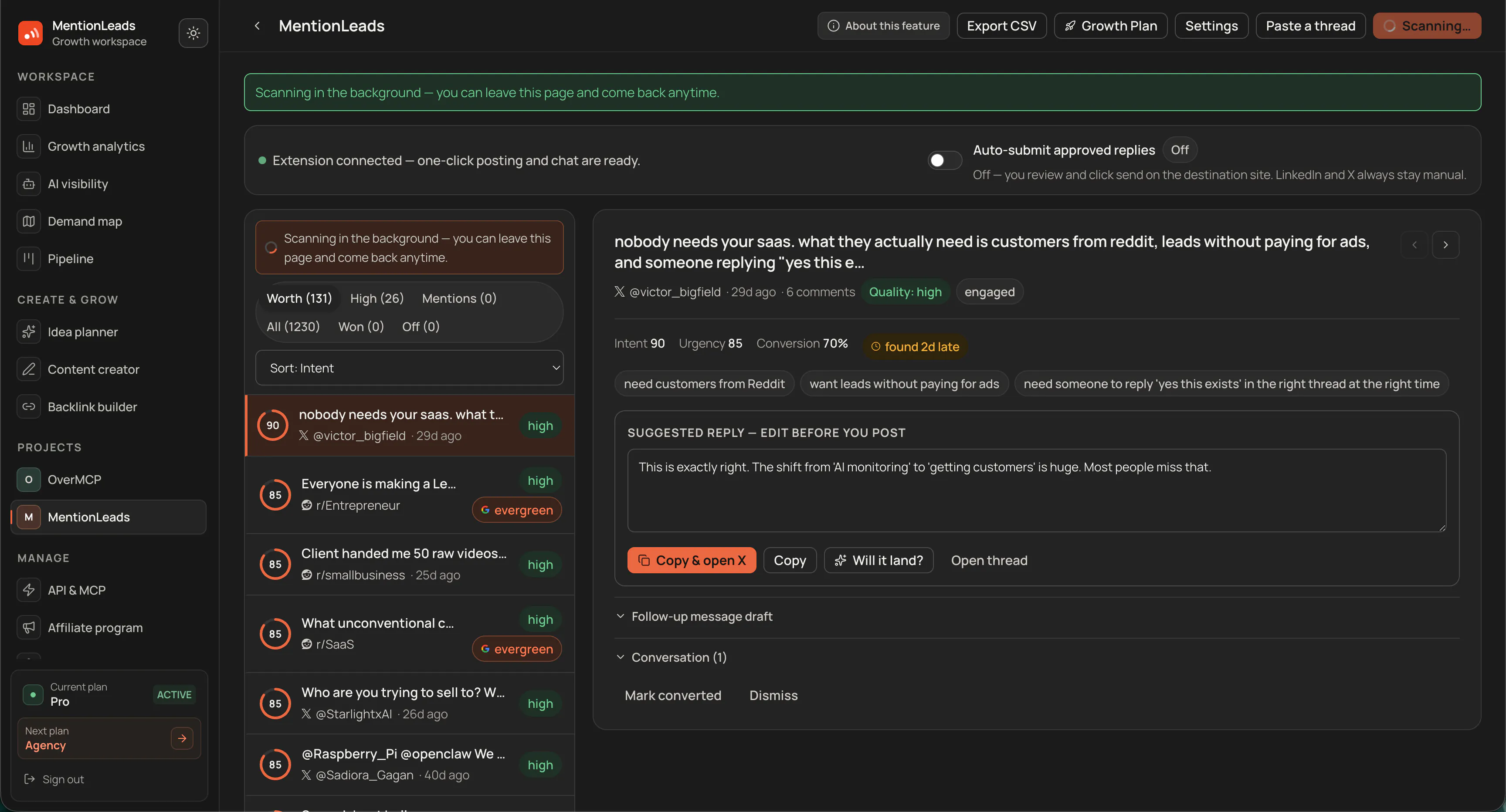 MentionLeads gallery image