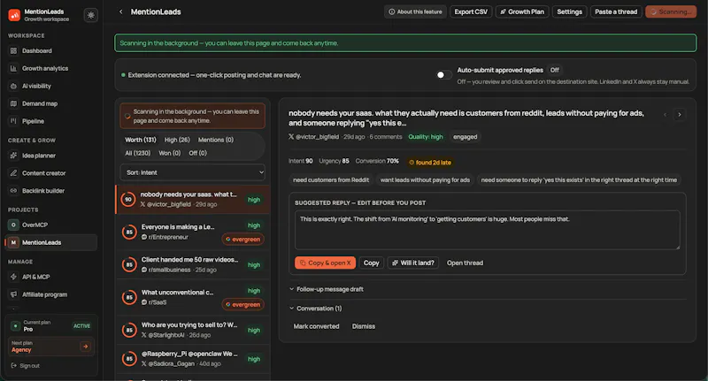 MentionLeads screenshot 7