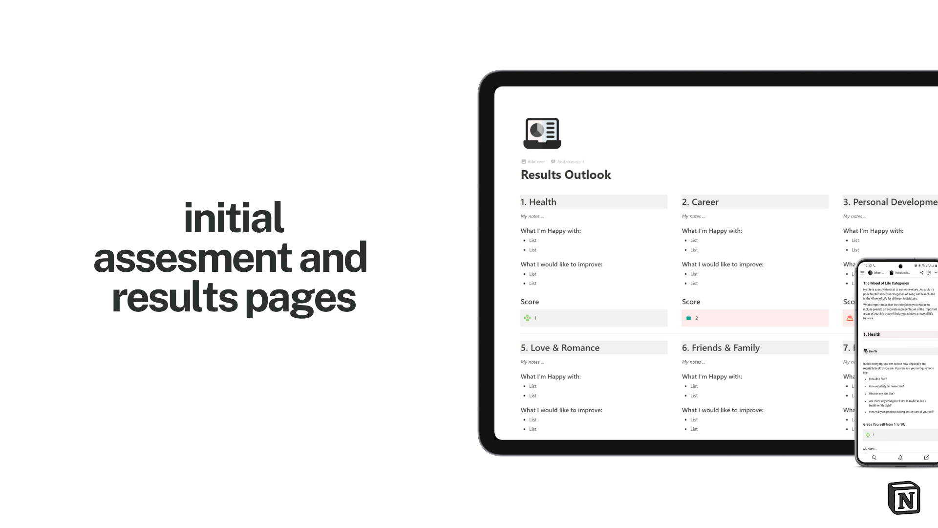 Wheel of Life [Notion Template] gallery image