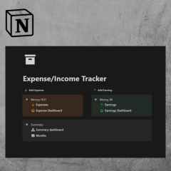 Simple Expense/Income tracker