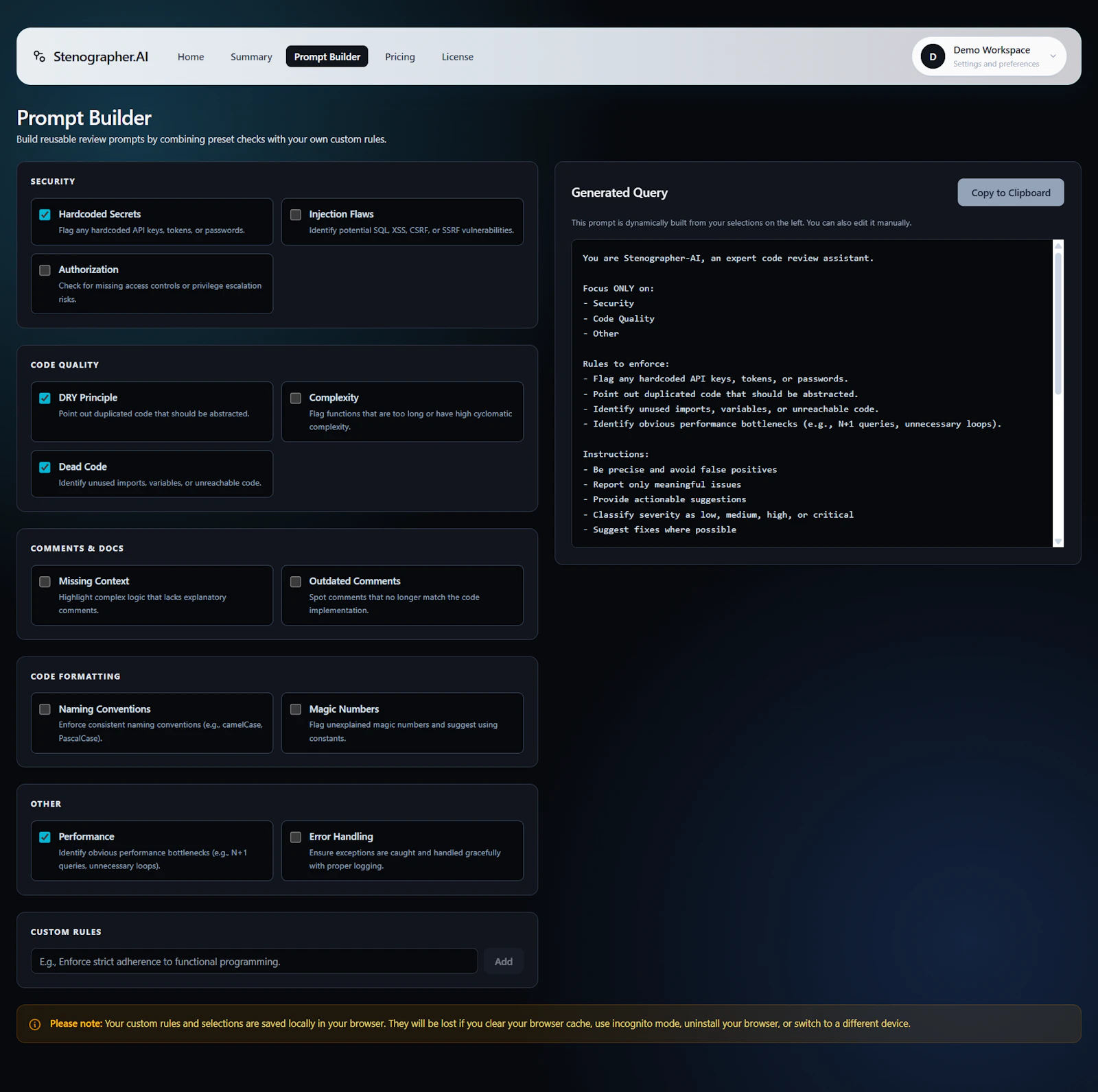 Stenographer-AI screenshot 2