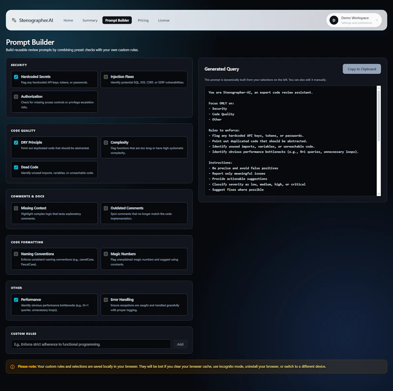 Stenographer-AI screenshot 2