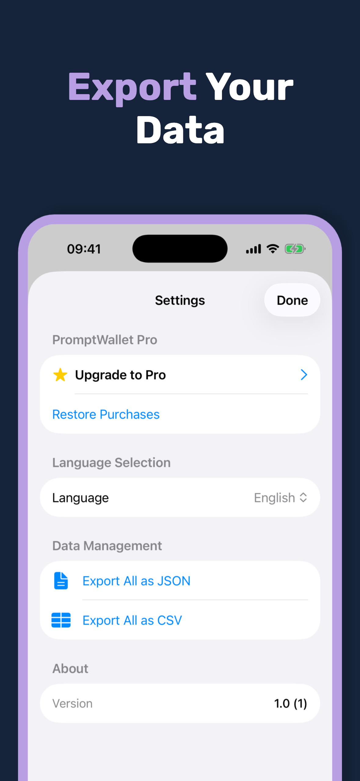 PromptWallet - Screenshot 3 showing product features and functionality