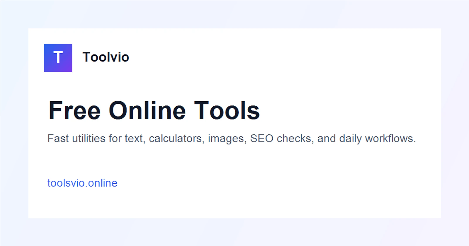 Toolvio screenshot 1