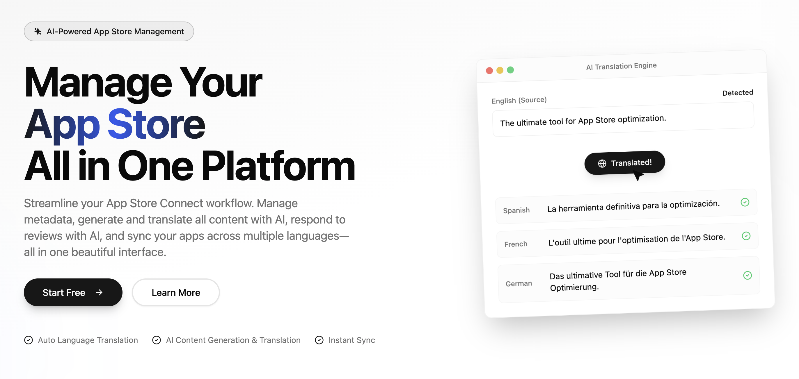 StoreMeta.io - Main product screenshot demonstrating key features and user interface