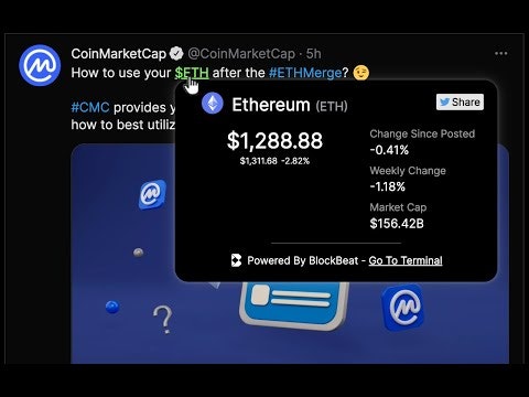 BlockBeat Crypto Hover Chrome Extension gallery image
