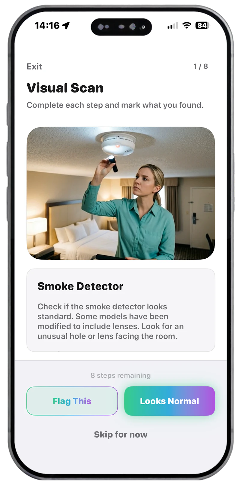 SafeRoom - Travel Privacy screenshot 2