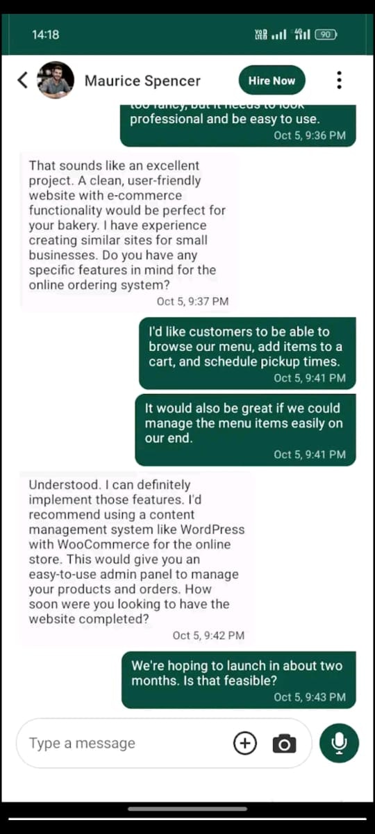GiniGigs - Screenshot 4 showing product features and functionality