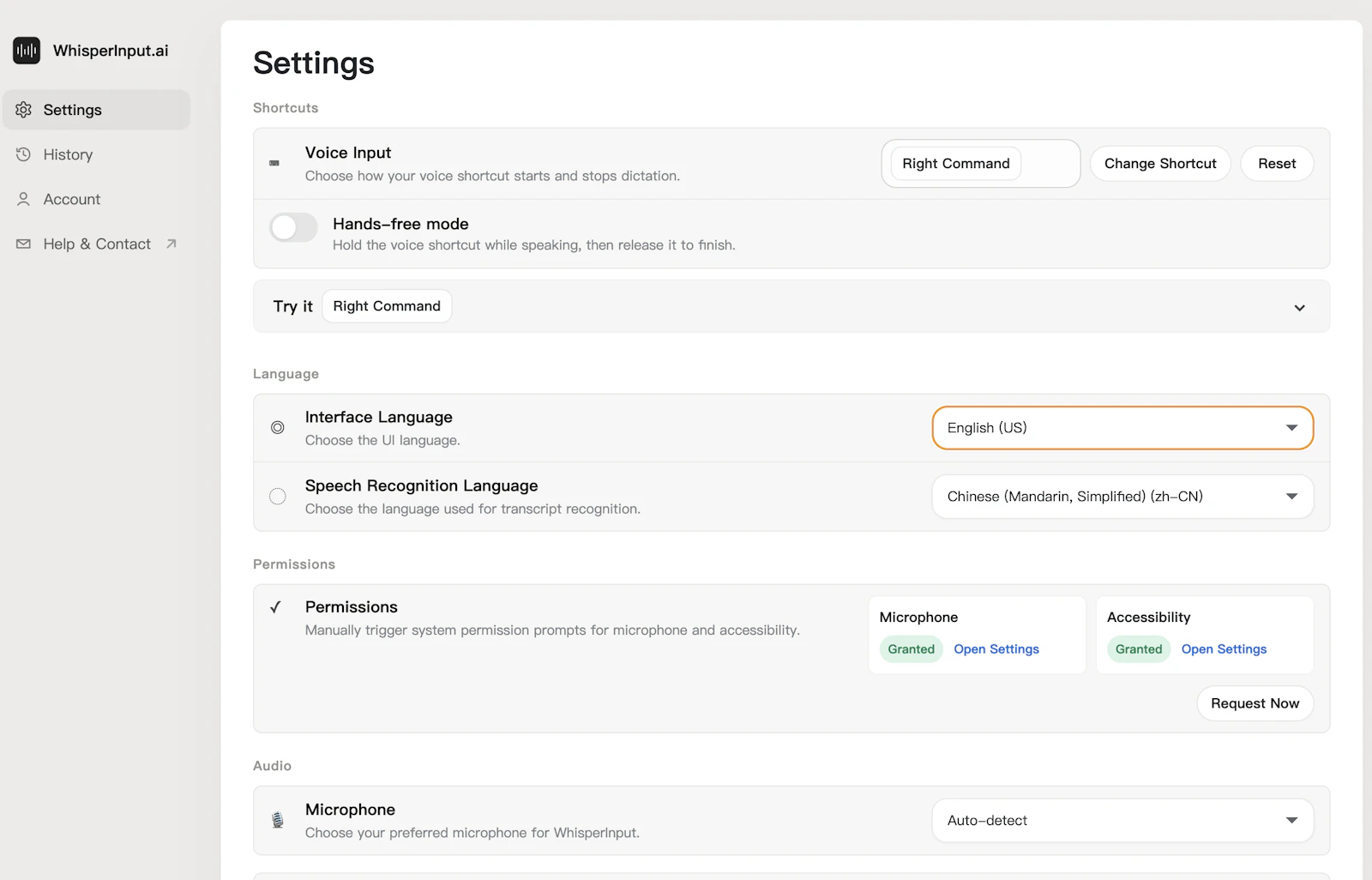 WhisperInput.ai screenshot 1