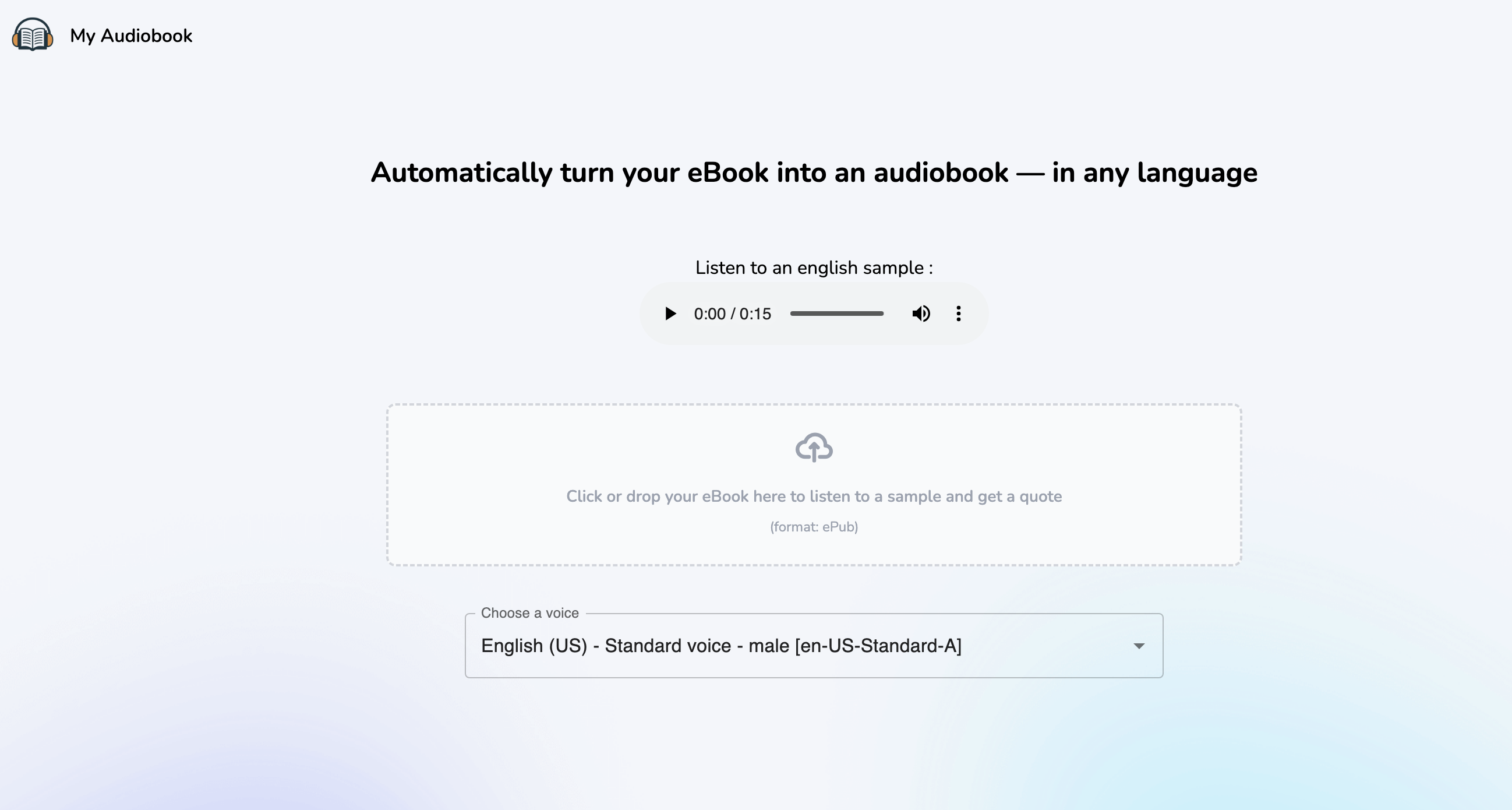 My Audiobook gallery image
