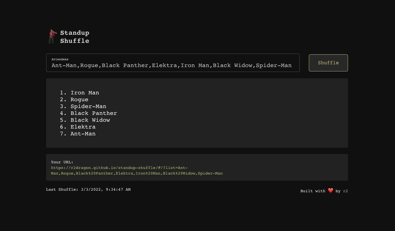 Standup Shuffle gallery image