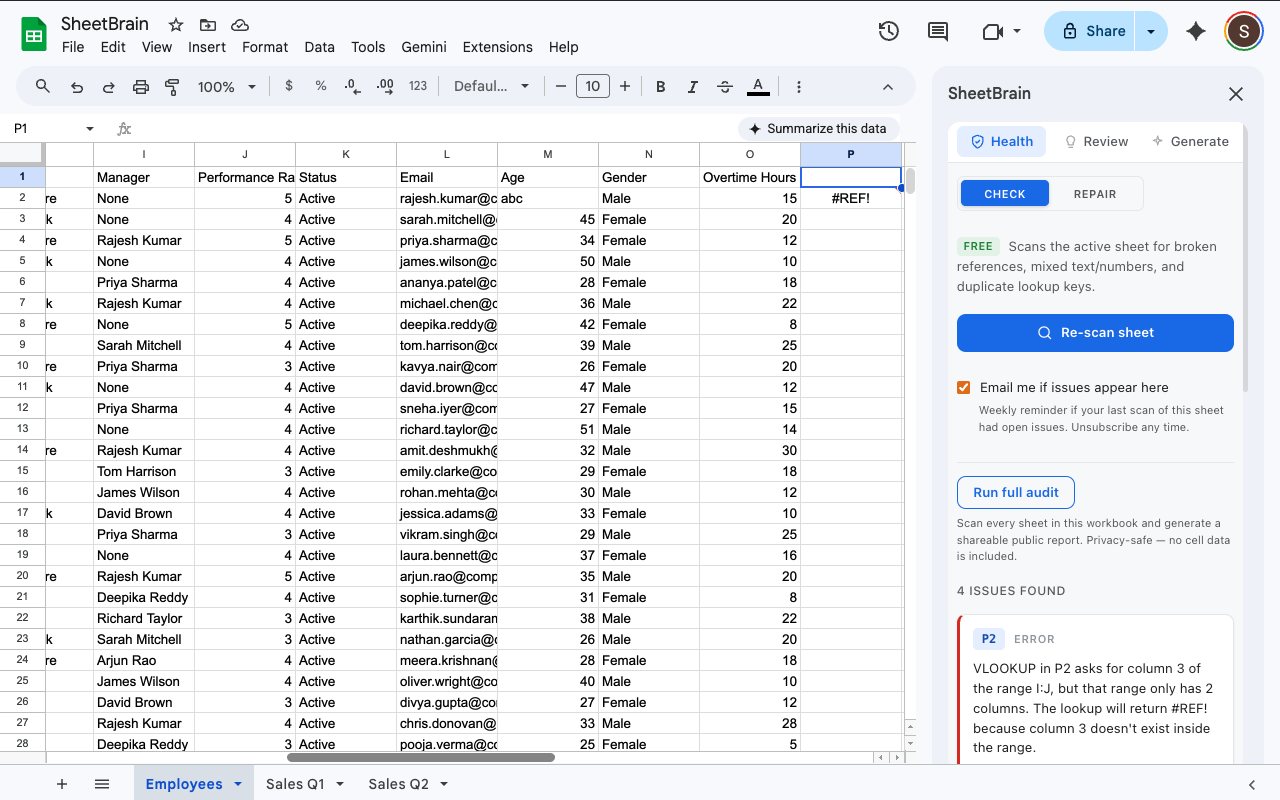 SheetBrain gallery image