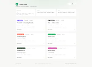 React Shot gallery image