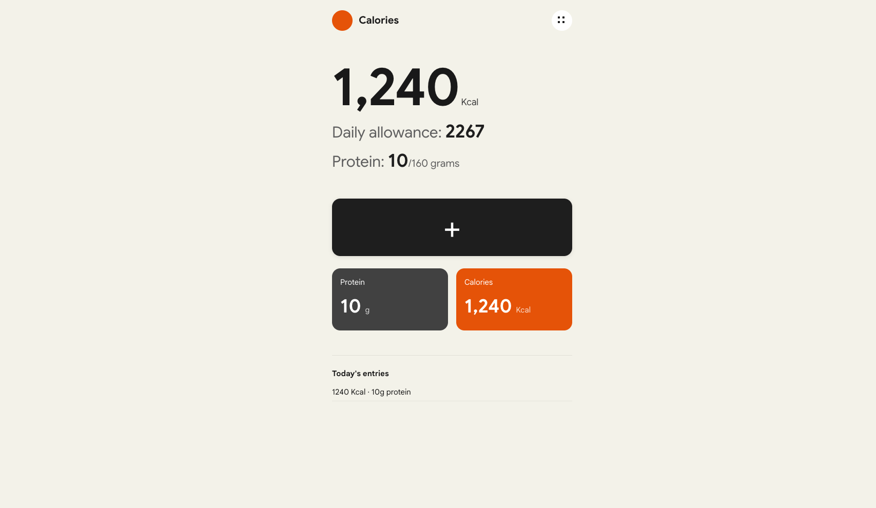 Super Simple Calorie & Protein Counter - Screenshot 2 showing product features and functionality