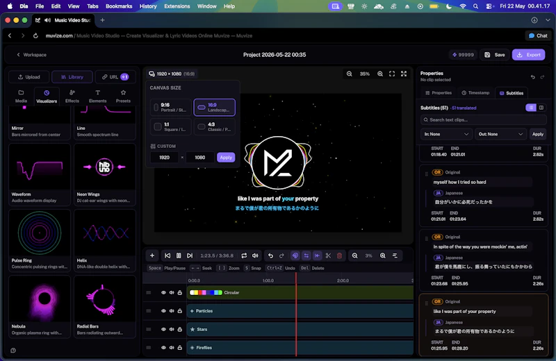 Muvize screenshot 1