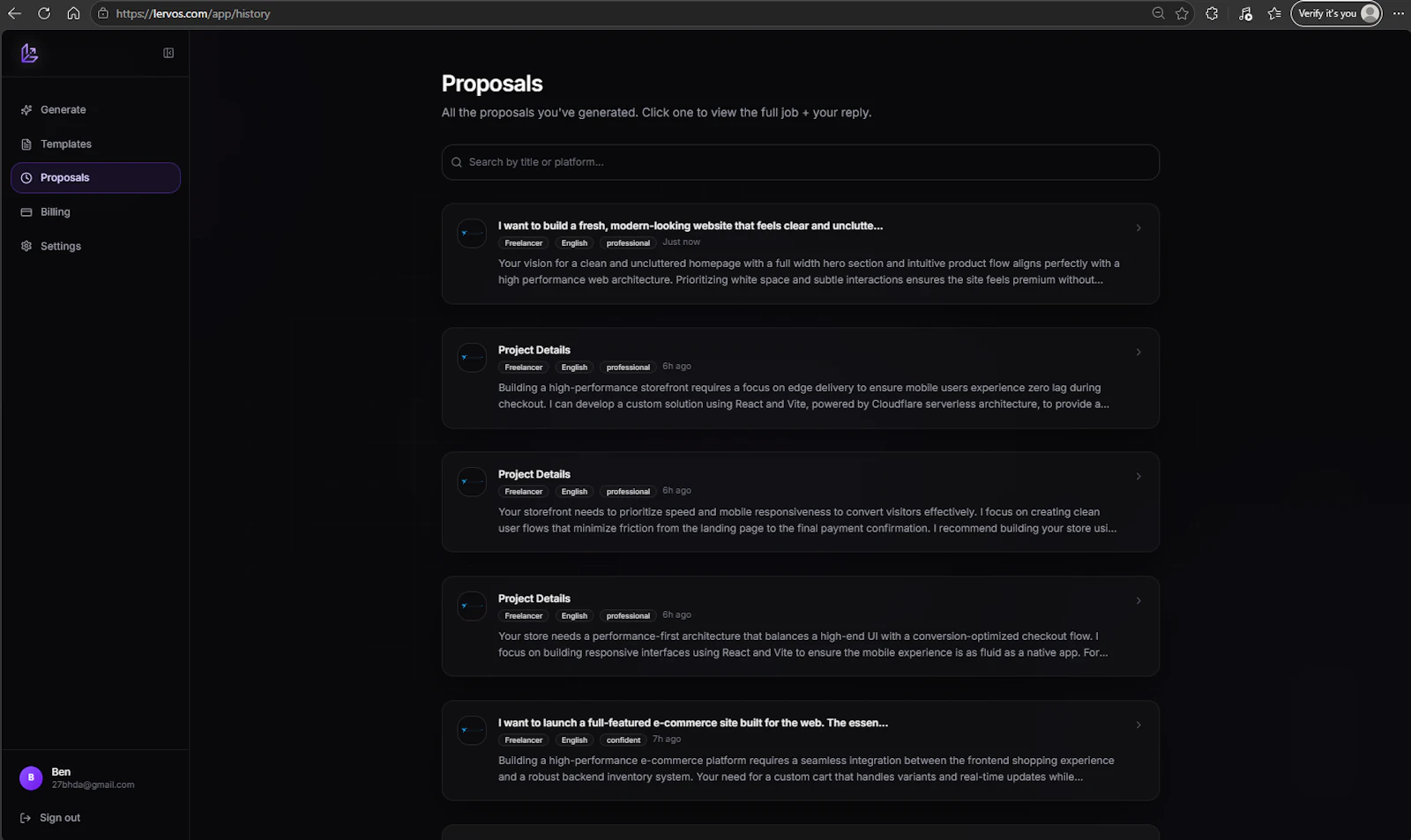 Lervos screenshot 4