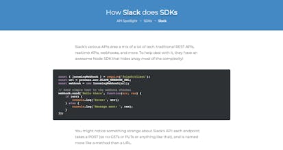 API Spotlight gallery image