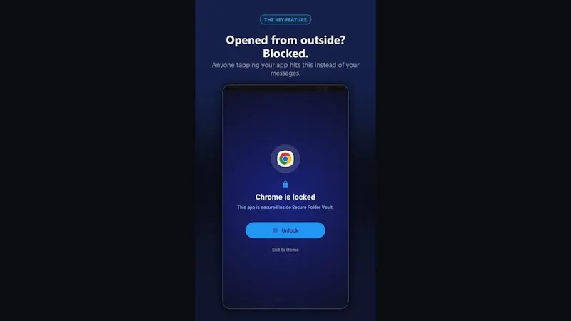 Secure Folder and App Locker screenshot 1 (video preview)