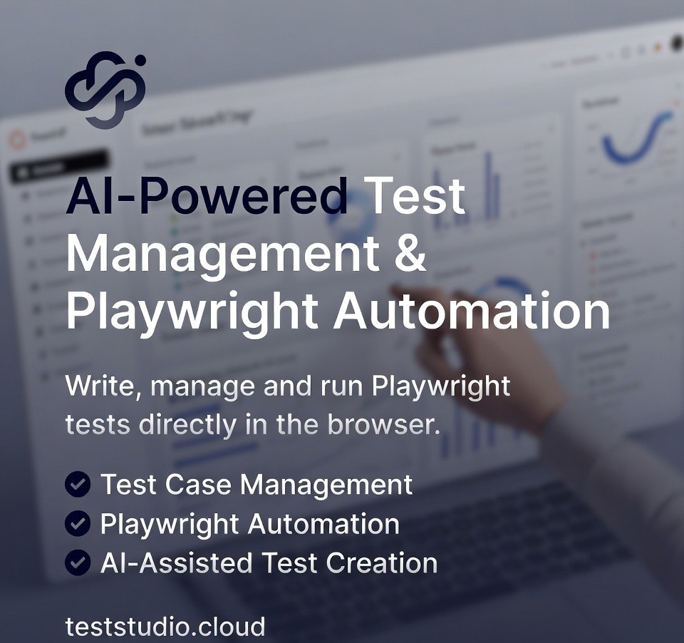 TestStudio.Cloud - Main product screenshot demonstrating key features and user interface