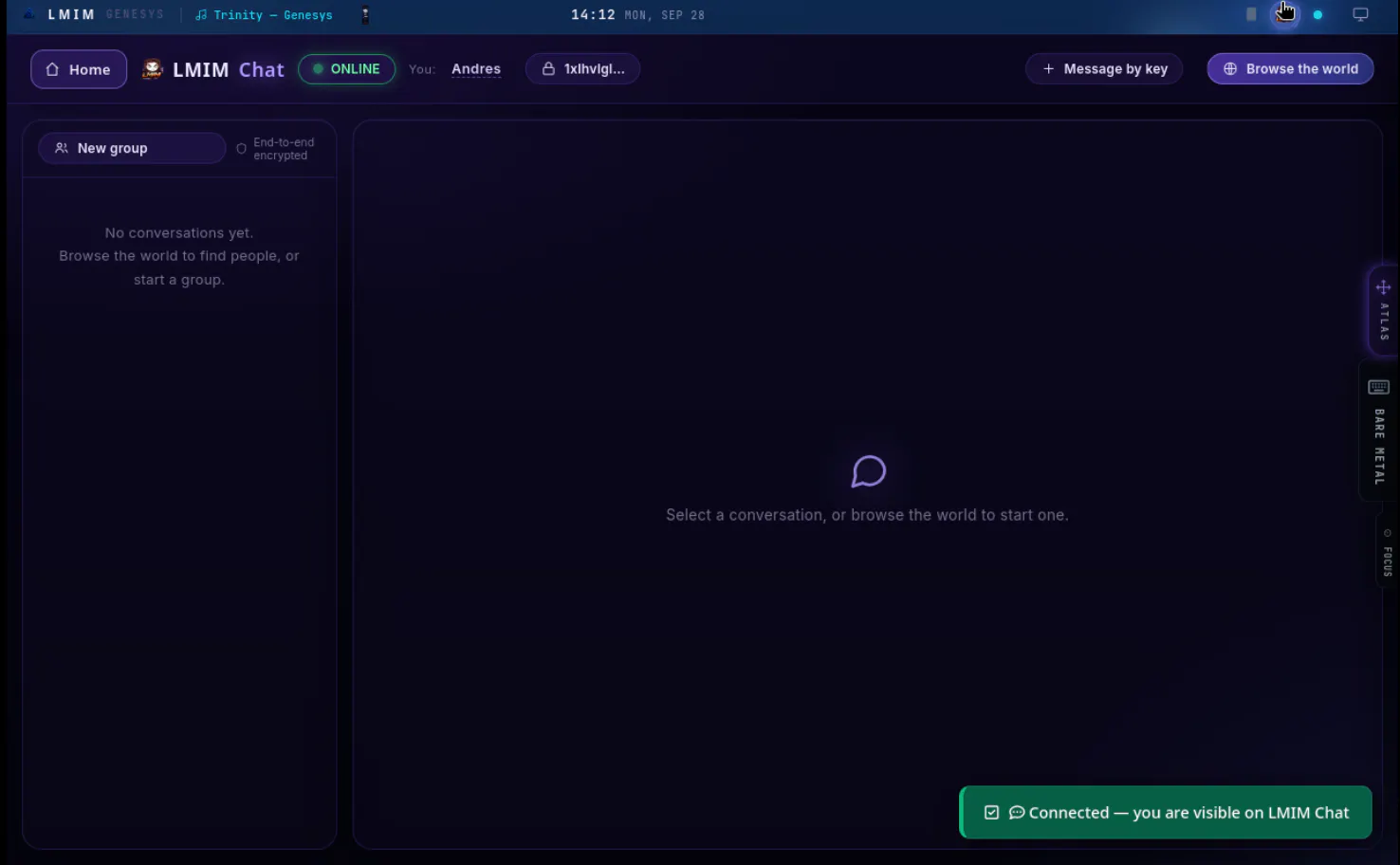 LMIM Linux "Genesys" 4.1 "Atlas" screenshot 1