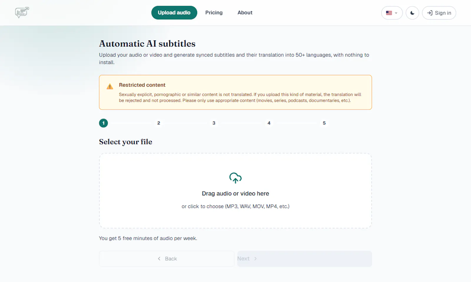 Voxlate screenshot 1