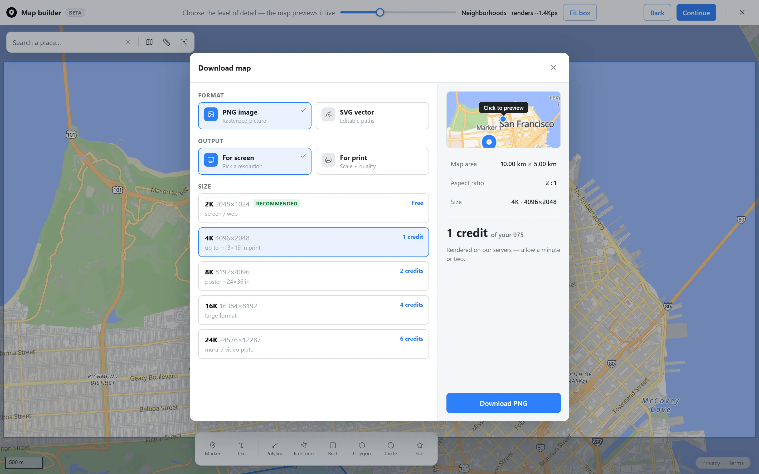 Map builder gallery image