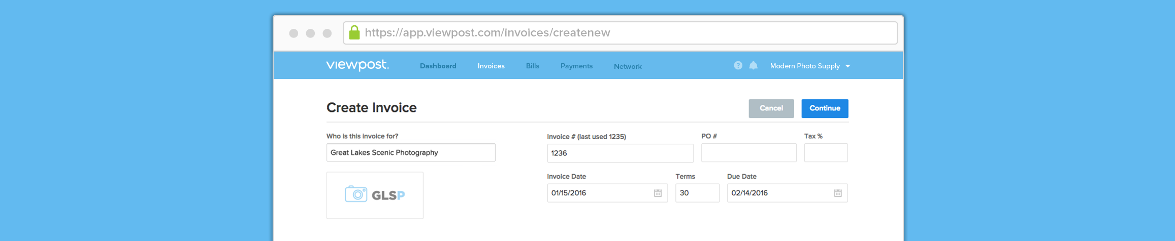 Viewpost Invoice gallery image