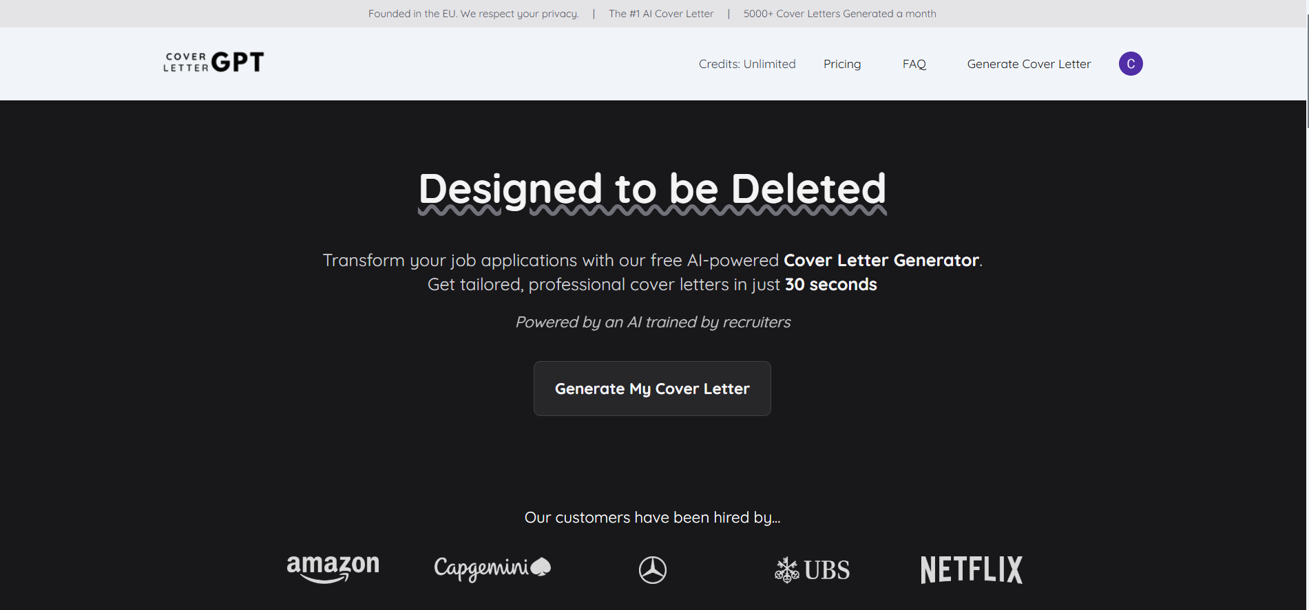 CoverLetter-GPT gallery image