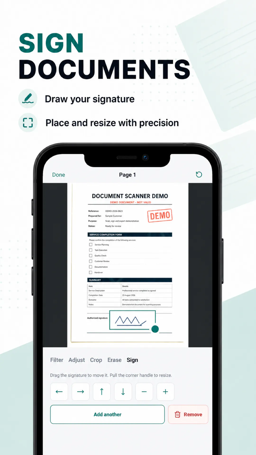 Cam PDF Scanner: Sign & OCR gallery image