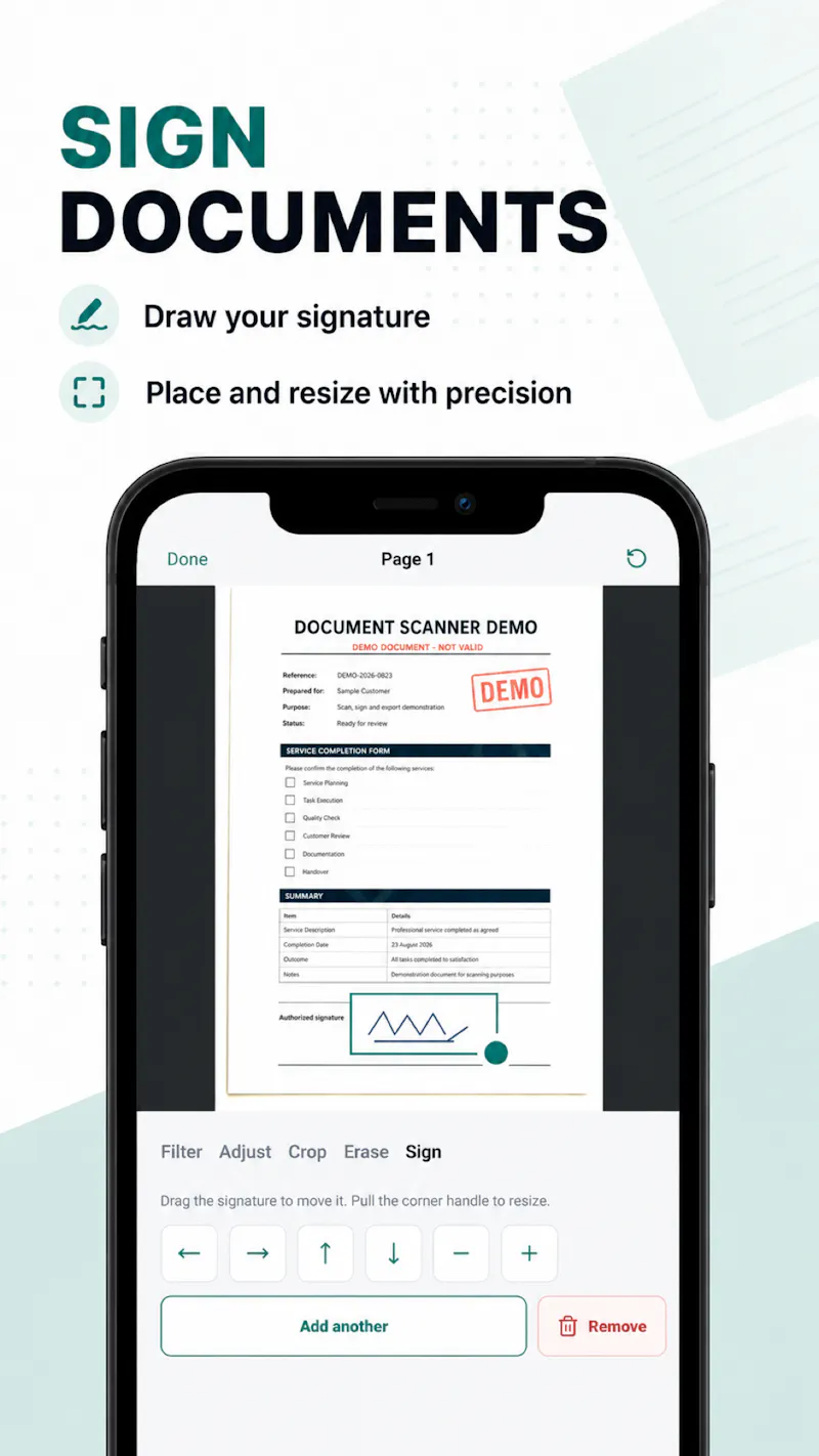 Cam PDF Scanner: Sign & OCR screenshot 2
