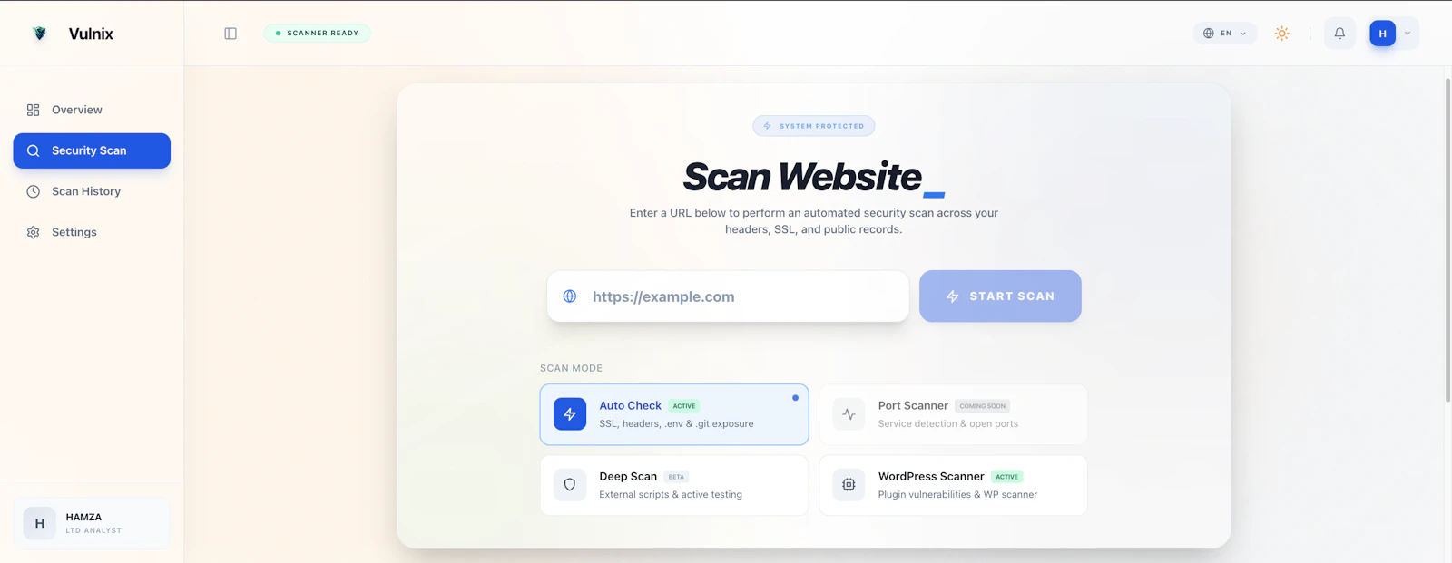 VulnixSec screenshot 3