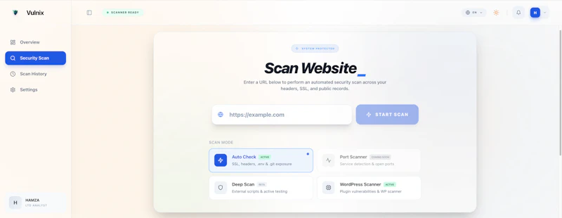 VulnixSec screenshot 3