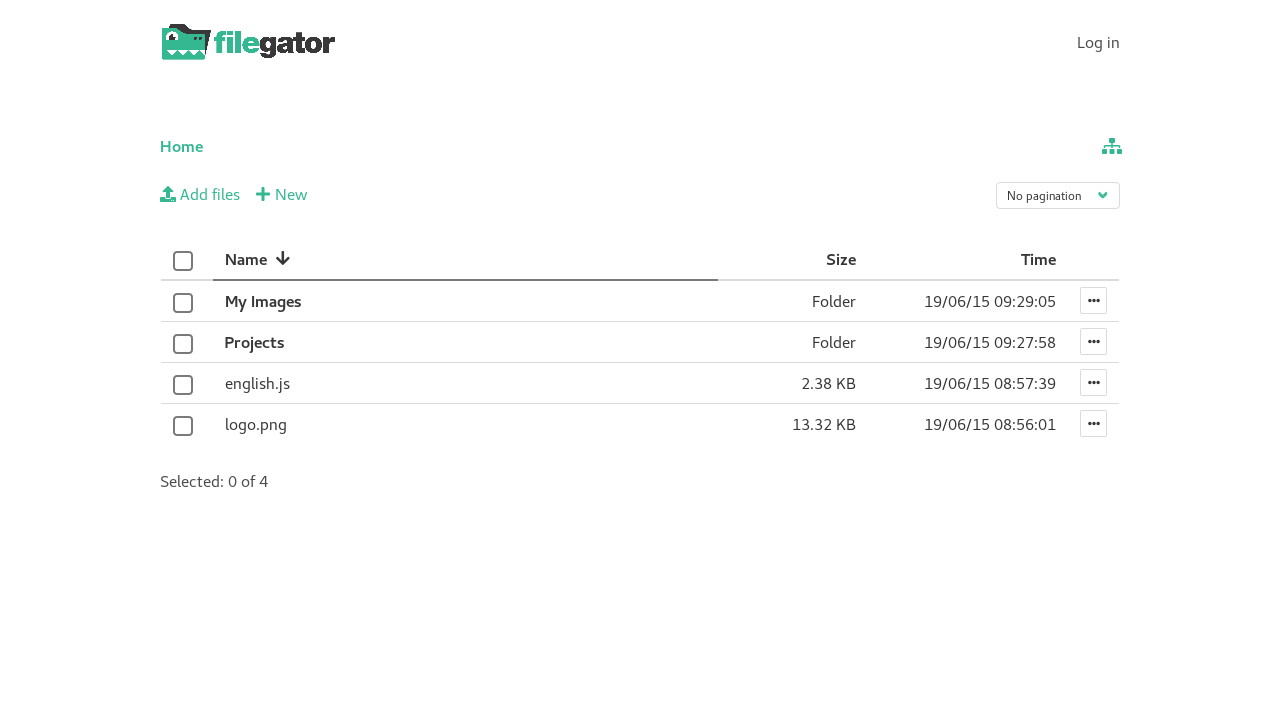 FileGator gallery image